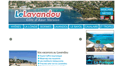 Desktop Screenshot of lelavandou.eu