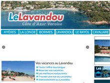 Tablet Screenshot of lelavandou.eu